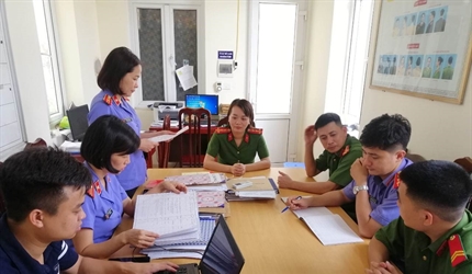 Viện KSND huyện Đan Phượng trực tiếp kiểm sát công tác thi hành tạm...